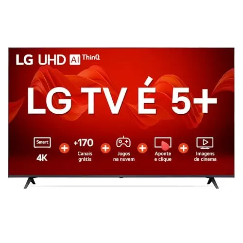 [APP] Smart TV 50" 4K LG UHD ThinQ AI 50UR8750PSA HDR Bluetooth Alexa Google Assistente Airplay2 3 HDMI